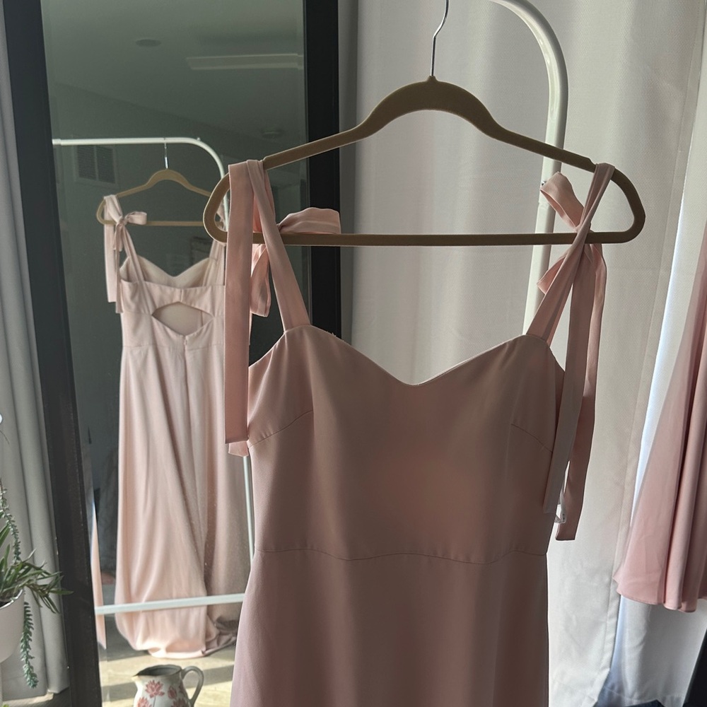 Elegant Pink Bridesmaid dress